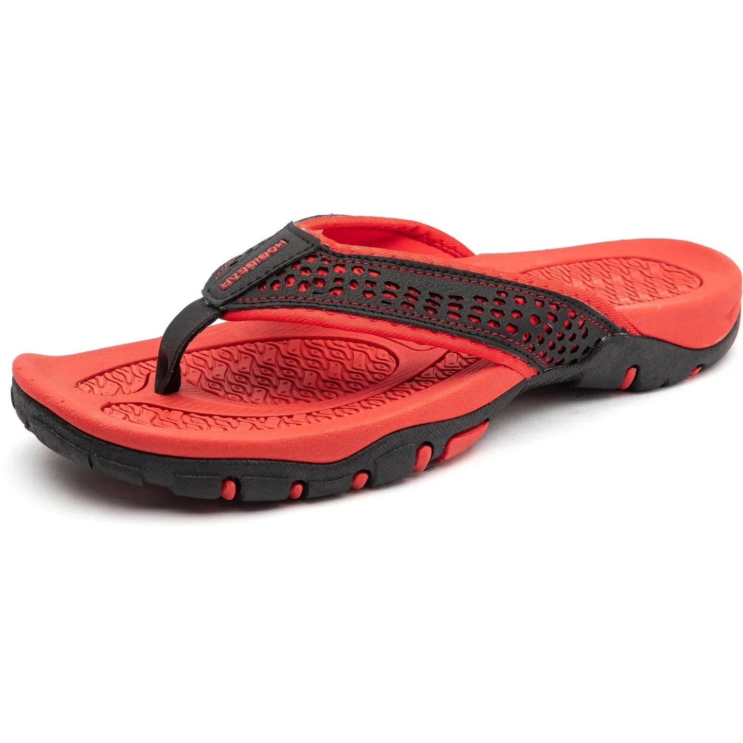 Men's thong sandals with textured outsole