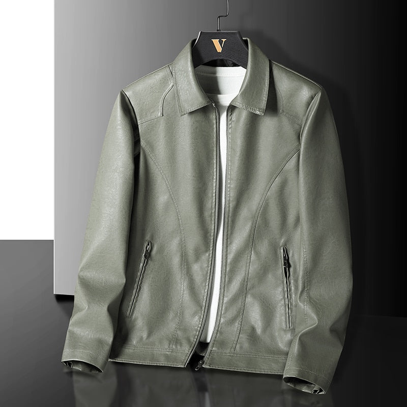 Ravanzo Faux Leather Jacket
