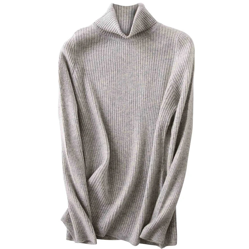 Elina Cashmere Turtleneck Sweater