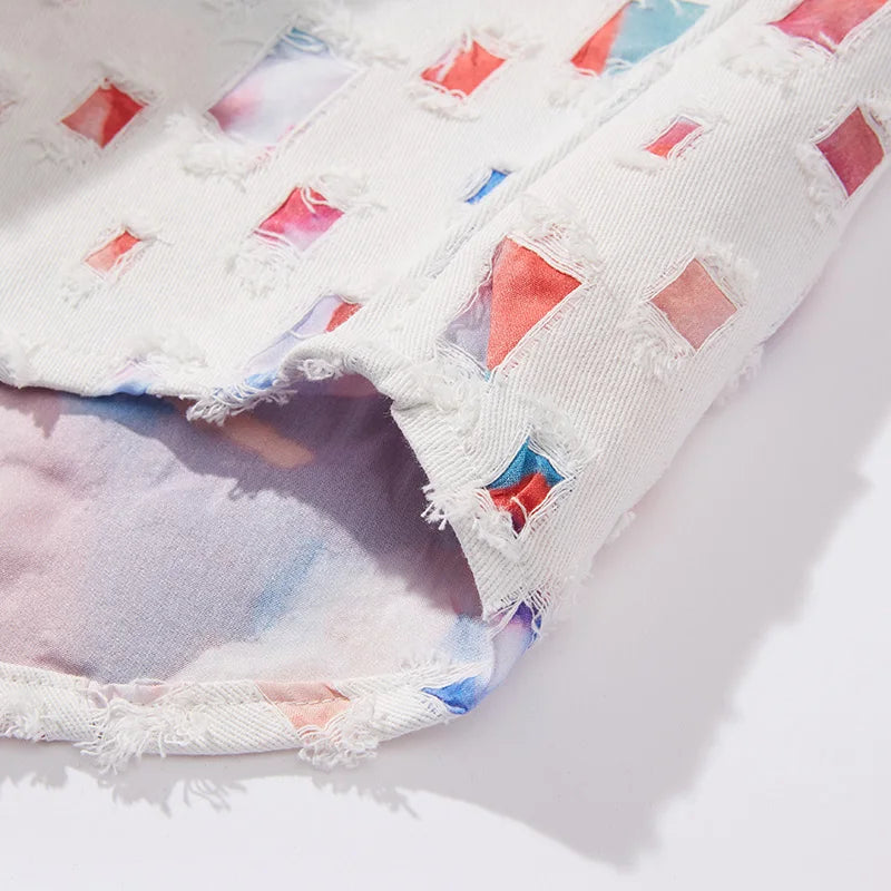 Rowan Frayed Denim Shirt