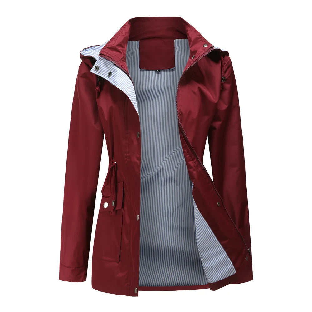 Alaric Hooded Trench Coat