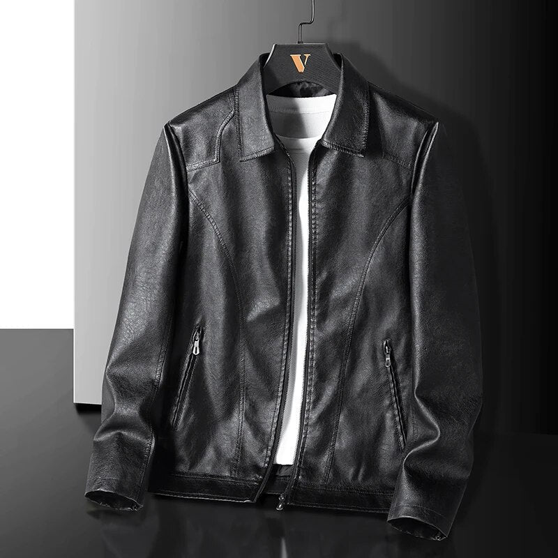 Ravanzo Faux Leather Jacket